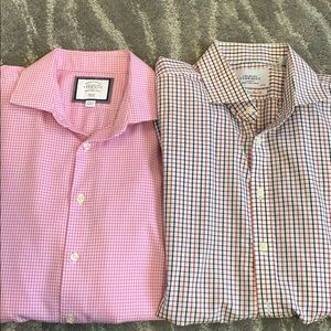 Pack of 2 Charles Tyrwhitt 17.5/36 shirts